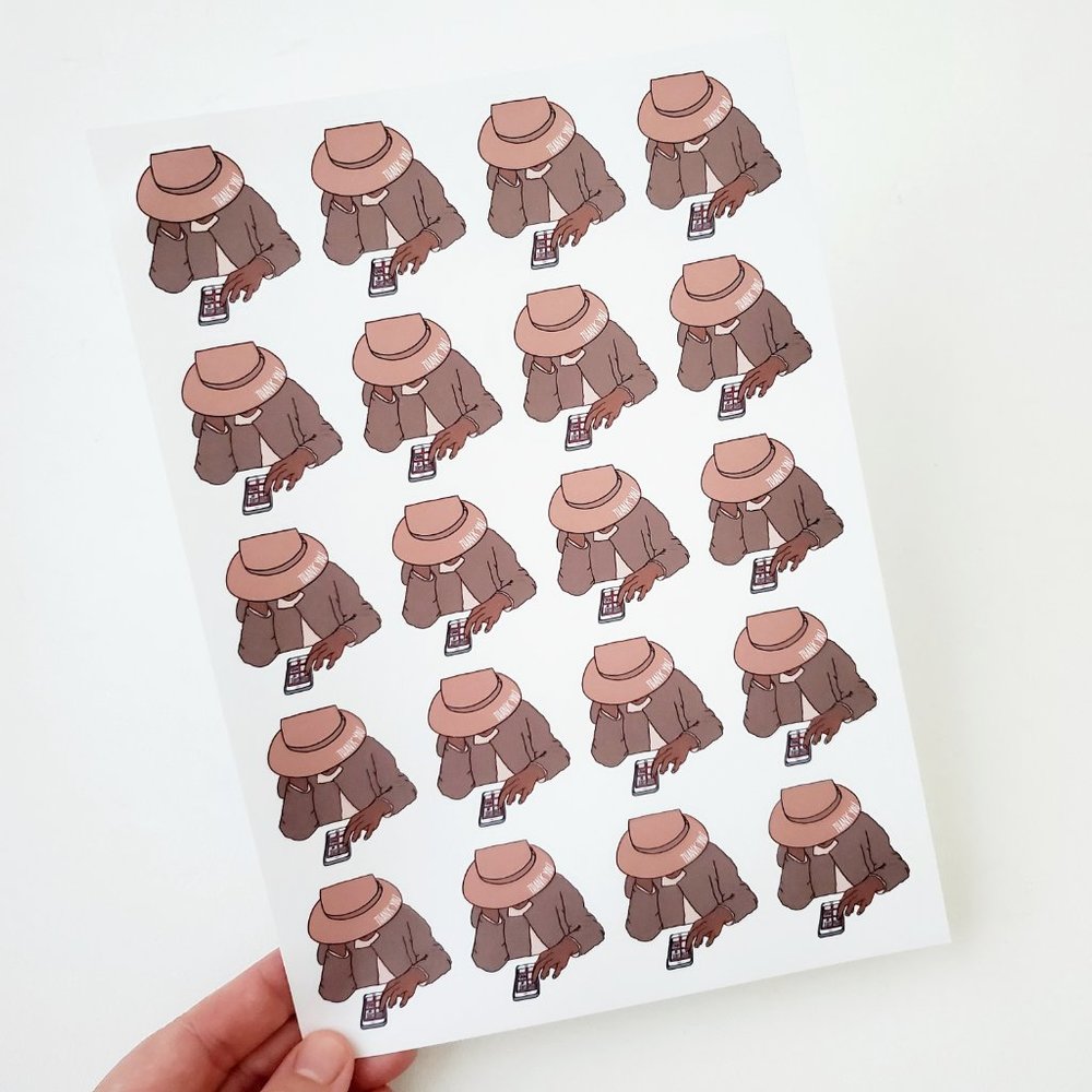 LB030.1 Posh State of Mind Sticker [Price Firm] - Picture 3 of 9